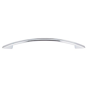 Top Knobs [TK621PC] Die Cast Zinc Cabinet Pull Handle - Tango Series - Oversized - Polished Chrome Finish - 7 1/2" C/C - 9 1/2" L