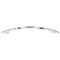Top Knobs [TK621PN] Die Cast Zinc Cabinet Pull Handle - Tango Series - Oversized - Polished Nickel Finish - 7 1/2" C/C - 9 1/2" L