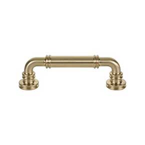 Top Knobs [TK3141HB] Die Cast Zinc Cabinet Pull Handle - Cranford Series - Standard Size - Honey Bronze Finish - 3 3/4" C/C - 4 11/16" L