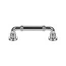 Top Knobs [TK3141PC] Die Cast Zinc Cabinet Pull Handle - Cranford Series - Standard Size - Polished Chrome Finish - 3 3/4&quot; C/C - 4 11/16&quot; L