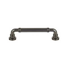 Top Knobs [TK3142AG] Die Cast Zinc Cabinet Pull Handle - Cranford Series - Oversized - Ash Gray Finish - 5 1/16&quot; C/C - 5 15/16&quot; L