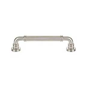 Top Knobs [TK3142BSN] Die Cast Zinc Cabinet Pull Handle - Cranford Series - Oversized - Brushed Satin Nickel Finish - 5 1/16" C/C - 5 15/16" L