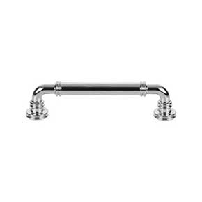 Top Knobs [TK3142PC] Die Cast Zinc Cabinet Pull Handle - Cranford Series - Oversized - Polished Chrome Finish - 5 1/16" C/C - 5 15/16" L