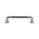 Top Knobs [TK3142PC] Die Cast Zinc Cabinet Pull Handle - Cranford Series - Oversized - Polished Chrome Finish - 5 1/16" C/C - 5 15/16" L