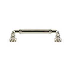 Top Knobs [TK3142PN] Die Cast Zinc Cabinet Pull Handle - Cranford Series - Oversized - Polished Nickel Finish - 5 1/16&quot; C/C - 5 15/16&quot; L