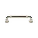 Top Knobs [TK3142PN] Die Cast Zinc Cabinet Pull Handle - Cranford Series - Oversized - Polished Nickel Finish - 5 1/16" C/C - 5 15/16" L