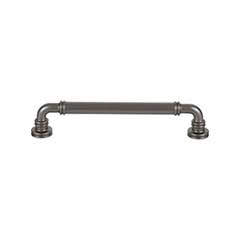 Top Knobs [TK3143AG] Die Cast Zinc Cabinet Pull Handle - Cranford Series - Oversized - Ash Gray Finish - 6 5/16&quot; C/C - 7 3/16&quot; L