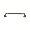Top Knobs [TK3143AG] Die Cast Zinc Cabinet Pull Handle - Cranford Series - Oversized - Ash Gray Finish - 6 5/16" C/C - 7 3/16" L