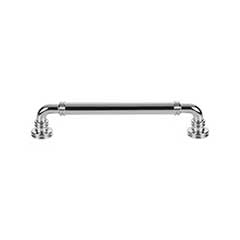 Top Knobs [TK3143PC] Die Cast Zinc Cabinet Pull Handle - Cranford Series - Oversized - Polished Chrome Finish - 6 5/16&quot; C/C - 7 3/16&quot; L