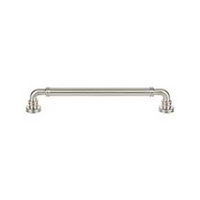 Top Knobs [TK3144BSN] Die Cast Zinc Cabinet Pull Handle - Cranford Series - Oversized - Brushed Satin Nickel Finish - 7 9/16" C/C - 8 7/16" L