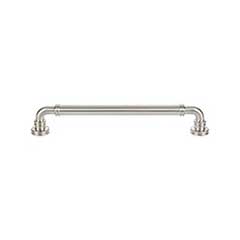 Top Knobs [TK3144BSN] Die Cast Zinc Cabinet Pull Handle - Cranford Series - Oversized - Brushed Satin Nickel Finish - 7 9/16&quot; C/C - 8 7/16&quot; L