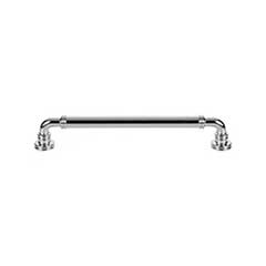 Top Knobs [TK3144PC] Die Cast Zinc Cabinet Pull Handle - Cranford Series - Oversized - Polished Chrome Finish - 7 9/16&quot; C/C - 8 7/16&quot; L