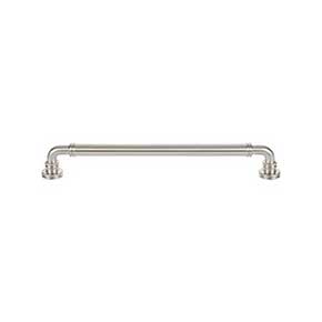 Top Knobs [TK3145BSN] Die Cast Zinc Cabinet Pull Handle - Cranford Series - Oversized - Brushed Satin Nickel Finish - 8 13/16" C/C - 9 11/16" L