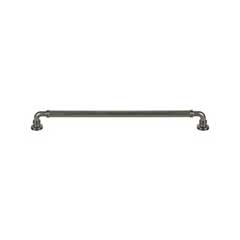 Top Knobs [TK3146AG] Die Cast Zinc Cabinet Pull Handle - Cranford Series - Oversized - Ash Gray Finish - 12&quot; C/C - 12 7/8&quot; L