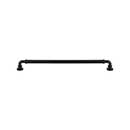 Top Knobs [TK3146BLK] Die Cast Zinc Cabinet Pull Handle - Cranford Series - Oversized - Flat Black Finish - 12" C/C - 12 7/8" L