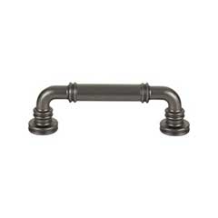 Top Knobs [TK3141AG] Die Cast Zinc Cabinet Pull Handle - Cranford Series - Standard Size - Ash Gray Finish - 3 3/4&quot; C/C - 4 11/16&quot; L