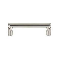 Top Knobs [TK3132BSN] Die Cast Zinc Cabinet Pull Handle - Florham Series - Standard Size - Brushed Satin Nickel Finish - 3 3/4" C/C - 4 5/16" L