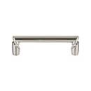 Top Knobs [TK3132BSN] Die Cast Zinc Cabinet Pull Handle - Florham Series - Standard Size - Brushed Satin Nickel Finish - 3 3/4" C/C - 4 5/16" L