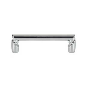 Top Knobs [TK3132PC] Die Cast Zinc Cabinet Pull Handle - Florham Series - Standard Size - Polished Chrome Finish - 3 3/4" C/C - 4 5/16" L
