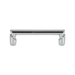 Top Knobs [TK3132PC] Die Cast Zinc Cabinet Pull Handle - Florham Series - Standard Size - Polished Chrome Finish - 3 3/4" C/C - 4 5/16" L