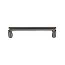 Top Knobs [TK3133AG] Die Cast Zinc Cabinet Pull Handle - Florham Series - Oversized - Ash Gray Finish - 5 1/16" C/C - 5 9/16" L