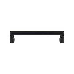 Top Knobs [TK3133BLK] Die Cast Zinc Cabinet Pull Handle - Florham Series - Oversized - Flat Black Finish - 5 1/16" C/C - 5 9/16" L