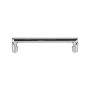 Top Knobs [TK3133PC] Die Cast Zinc Cabinet Pull Handle - Florham Series - Oversized - Polished Chrome Finish - 5 1/16" C/C - 5 9/16" L