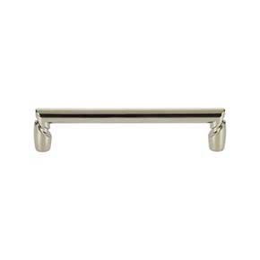 Top Knobs [TK3133PN] Die Cast Zinc Cabinet Pull Handle - Florham Series - Oversized - Polished Nickel Finish - 5 1/16" C/C - 5 9/16" L