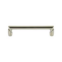 Top Knobs [TK3133PN] Die Cast Zinc Cabinet Pull Handle - Florham Series - Oversized - Polished Nickel Finish - 5 1/16" C/C - 5 9/16" L