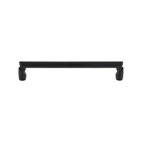 Top Knobs [TK3134BLK] Die Cast Zinc Cabinet Pull Handle - Florham Series - Oversized - Flat Black Finish - 6 5/16" C/C - 6 13/16" L