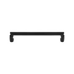 Top Knobs [TK3134BLK] Die Cast Zinc Cabinet Pull Handle - Florham Series - Oversized - Flat Black Finish - 6 5/16" C/C - 6 13/16" L