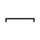 Top Knobs [TK3136BLK] Die Cast Zinc Cabinet Pull Handle - Florham Series - Oversized - Flat Black Finish - 8 13/16" C/C - 9 3/8" L