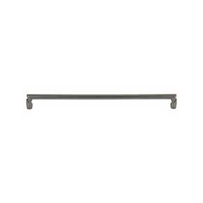 Top Knobs [TK3137AG] Die Cast Zinc Cabinet Pull Handle - Florham Series - Oversized - Ash Gray Finish - 12" C/C - 12 9/16" L