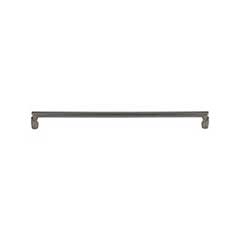 Top Knobs [TK3137AG] Die Cast Zinc Cabinet Pull Handle - Florham Series - Oversized - Ash Gray Finish - 12&quot; C/C - 12 9/16&quot; L