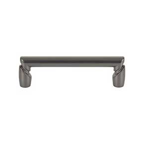 Top Knobs [TK3132AG] Die Cast Zinc Cabinet Pull Handle - Florham Series - Standard Size - Ash Gray Finish - 3 3/4" C/C - 4 5/16" L