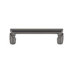 Top Knobs [TK3132AG] Die Cast Zinc Cabinet Pull Handle - Florham Series - Standard Size - Ash Gray Finish - 3 3/4" C/C - 4 5/16" L