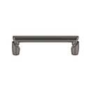 Top Knobs [TK3132AG] Die Cast Zinc Cabinet Pull Handle - Florham Series - Standard Size - Ash Gray Finish - 3 3/4" C/C - 4 5/16" L