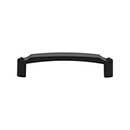 Top Knobs [TK3171BLK] Die Cast Zinc Cabinet Pull Handle - Haddonfield Series - Standard Size - Flat Black Finish - 3 3/4" C/C - 4 3/16" L