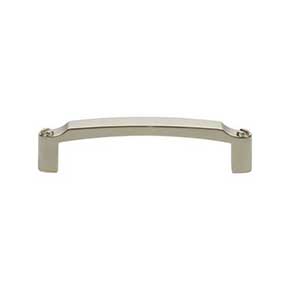 Top Knobs [TK3171PN] Die Cast Zinc Cabinet Pull Handle - Haddonfield Series - Standard Size - Polished Nickel Finish - 3 3/4" C/C - 4 3/16" L