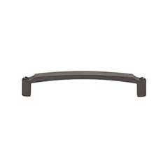 Top Knobs [TK3172AG] Die Cast Zinc Cabinet Pull Handle - Haddonfield Series - Oversized - Ash Gray Finish - 5 1/16" C/C - 5 7/16" L