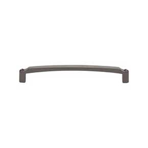 Top Knobs [TK3173AG] Die Cast Zinc Cabinet Pull Handle - Haddonfield Series - Oversized - Ash Gray Finish - 6 5/16" C/C - 6 11/16" L