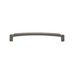Top Knobs [TK3173AG] Die Cast Zinc Cabinet Pull Handle - Haddonfield Series - Oversized - Ash Gray Finish - 6 5/16" C/C - 6 11/16" L