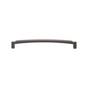 Top Knobs [TK3174AG] Die Cast Zinc Cabinet Pull Handle - Haddonfield Series - Oversized - Ash Gray Finish - 7 9/16" C/C - 7 15/16" L