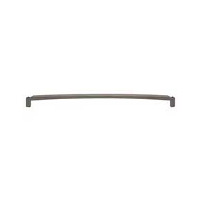Top Knobs [TK3176AG] Die Cast Zinc Cabinet Pull Handle - Haddonfield Series - Oversized - Ash Gray Finish - 12" C/C - 12 3/8" L
