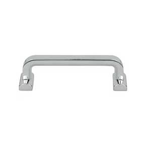 Top Knobs [TK3162PC] Die Cast Zinc Cabinet Pull Handle - Harrison Series - Standard Size - Polished Chrome Finish - 3 3/4" C/C - 4 5/16" L