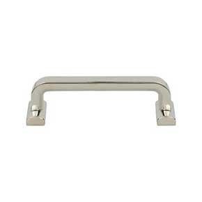 Top Knobs [TK3162PN] Die Cast Zinc Cabinet Pull Handle - Harrison Series - Standard Size - Polished Nickel Finish - 3 3/4" C/C - 4 5/16" L