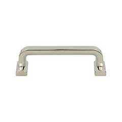 Top Knobs [TK3162PN] Die Cast Zinc Cabinet Pull Handle - Harrison Series - Standard Size - Polished Nickel Finish - 3 3/4&quot; C/C - 4 5/16&quot; L