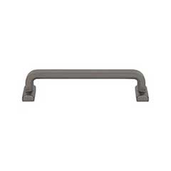 Top Knobs [TK3163AG] Die Cast Zinc Cabinet Pull Handle - Harrison Series - Oversized - Ash Gray Finish - 5 1/16&quot; C/C - 5 5/8&quot; L