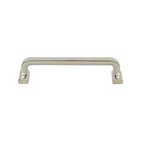Top Knobs [TK3163PN] Die Cast Zinc Cabinet Pull Handle - Harrison Series - Oversized - Polished Nickel Finish - 5 1/16" C/C - 5 5/8" L