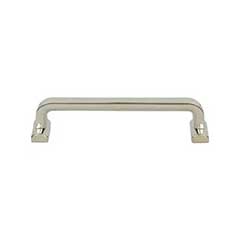 Top Knobs [TK3163PN] Die Cast Zinc Cabinet Pull Handle - Harrison Series - Oversized - Polished Nickel Finish - 5 1/16&quot; C/C - 5 5/8&quot; L